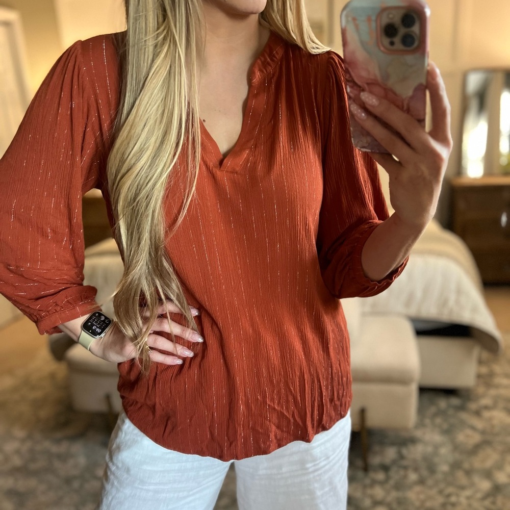 Studio by JPR Terracotta Blouse